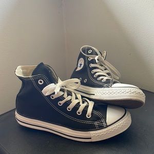 BLACK HIGHTOP CONVERSE